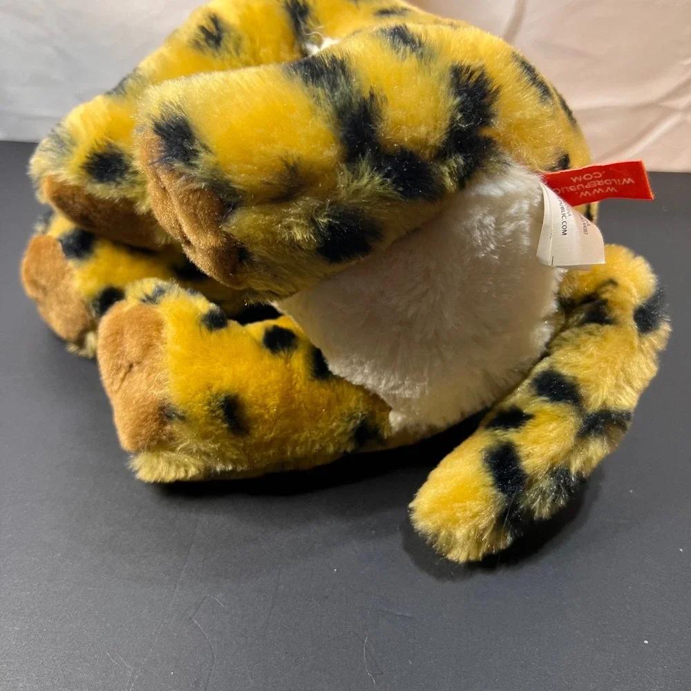 Wild Republic 12in‎ Leopard Plush Stuffed Animal Kids Gold Excellent Spotted Cub